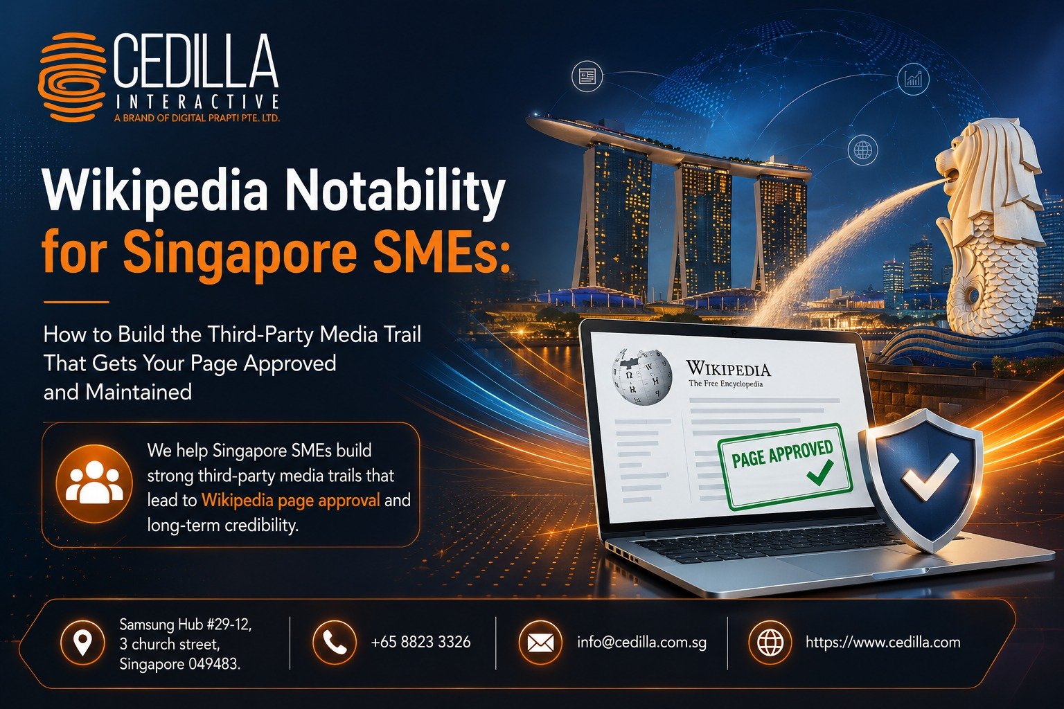 wikipedia page creation agency in Singapore